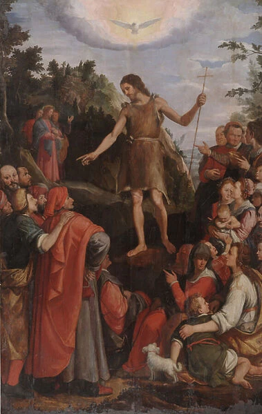 St. John the Baptist Preaching in the Wilderness, 1588