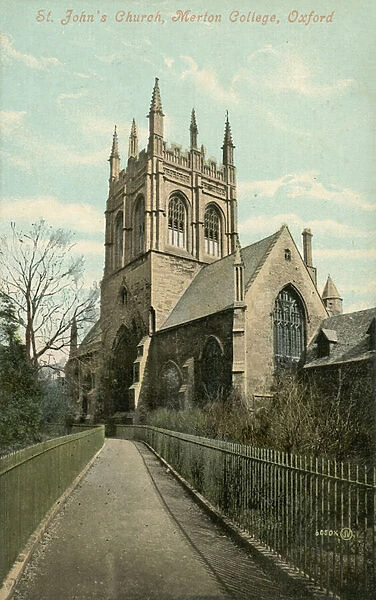 St Johns Church, Merton College, Oxford (colour photo)