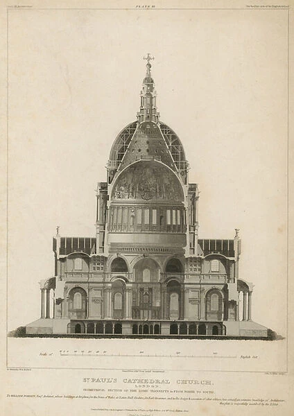 St Pauls Cathedral Church (engraving)