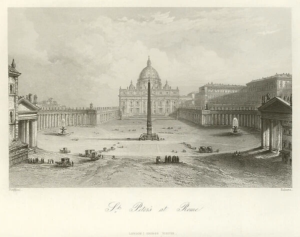 St Peters at Rome (engraving)