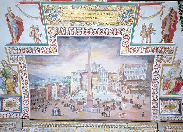 St. Peters Square, Rome (fresco)