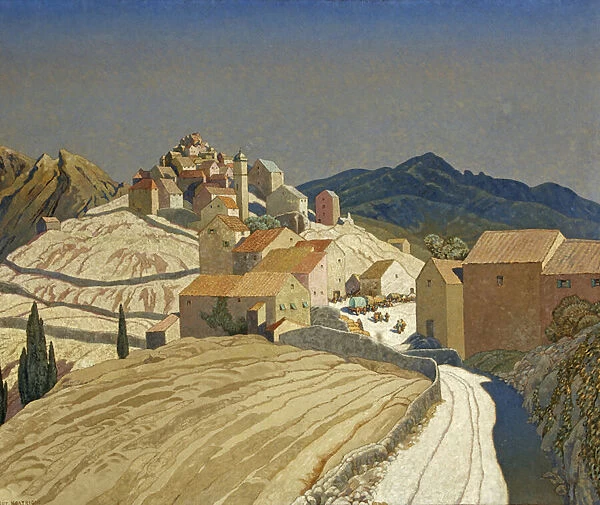 St Pierre in Corsica, c. 1933 (oil on canvas)