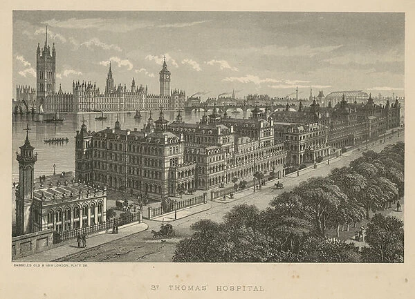 St Thomas Hospital, London (engraving)