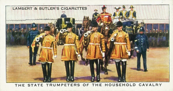 The State Trumpeters of the Household Cavalry (colour photo)