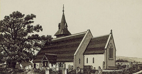 Steep Church (litho)