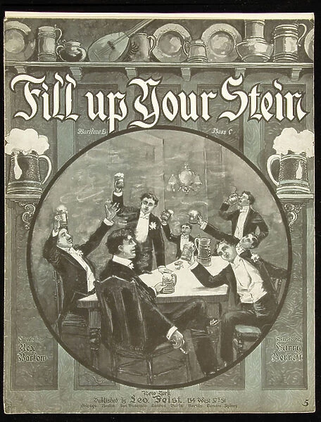 Fill up Your Stein, 1905 (print)