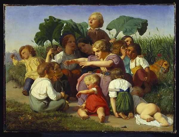 The Story Teller, 1843 (oil on canvas)