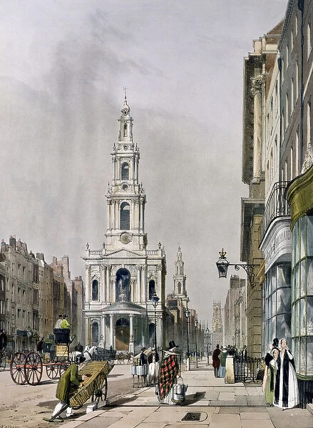 The Strand, 1842 (litho)