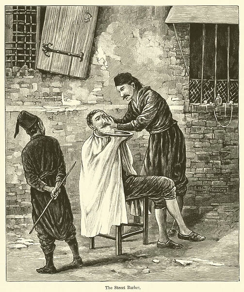 The Street Barber (engraving)