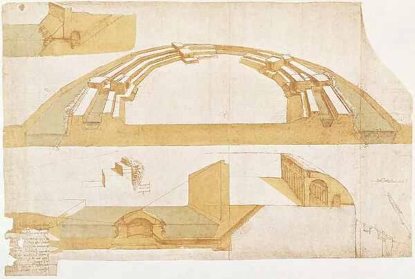 Study for a Fortress on a Polygonal Ground Plan with a Double Moat, fol
