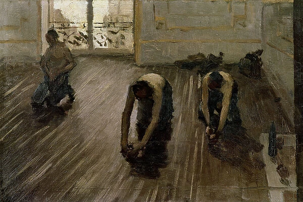 Study for The Parquet Planers, 1875 (oil on canvas)