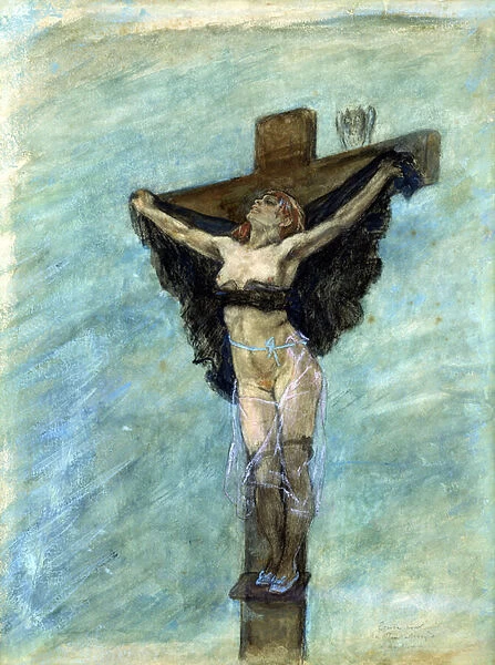 Study for The Temptation of St. Anthony, 1878 (gouache on paper)