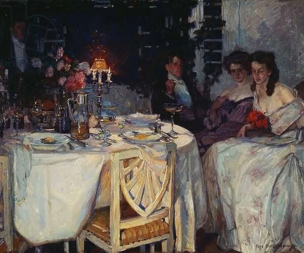 Summer Evening; Sommerabend, 1911 (oil on canavs)