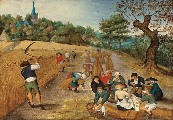Summer: The Harvesters, 1623 (oil on panel)