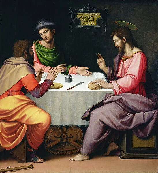 The Supper at Emmaus, c. 1520 (oil on canvas)