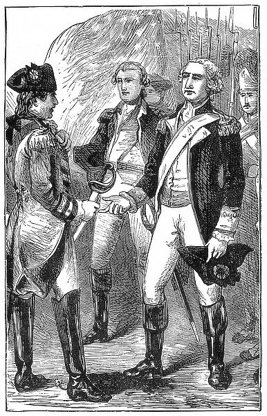 The Surrender of Cornwallis, from The History of France, by Emile de Bonnechose