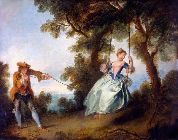 The Swing, 1730 (oil on canvas)