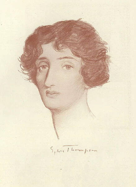 Sylvia Thompson, English novelist (litho)