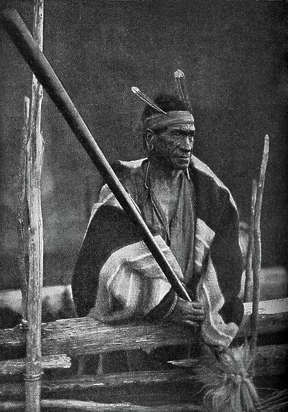Te Hauhau - Maori warrior, late 1920s