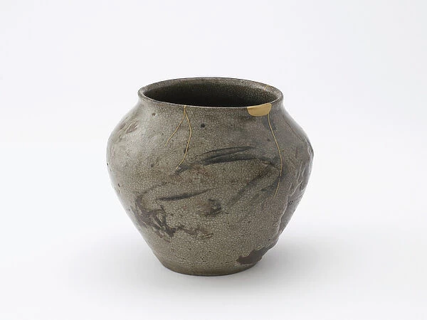 Tea ceremony water jar, Saga prefecture, Edo period, 17th-18th century (ceramic)