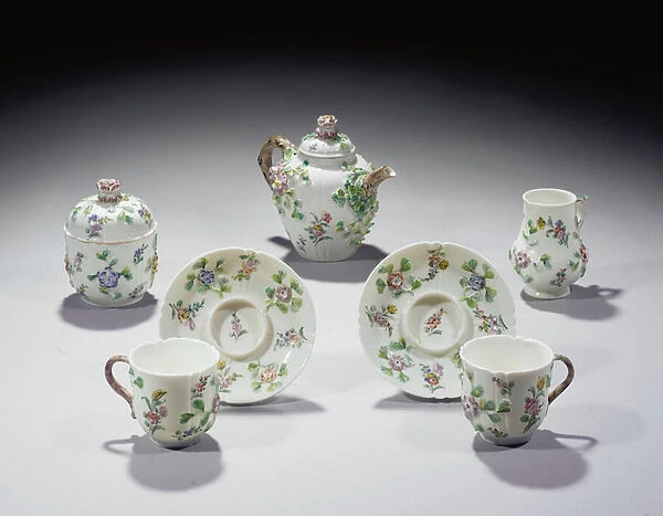 Part tea service (soft-paste porcelain)