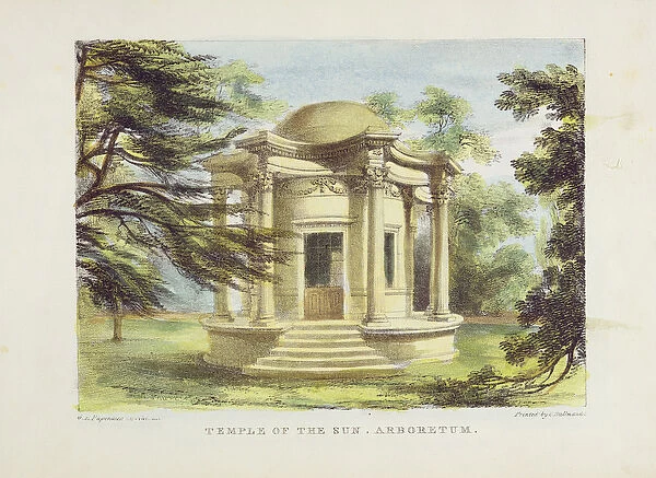 Temple of Victory, Kew Gardens, plate 19 from Kew Gardens: A Series of Twenty-Four