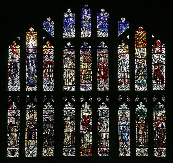 'The Spirit of God': Chapter House window by Christopher Whall