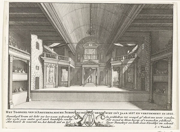 The Theatre of Jacob van Campen, 1658 (engraving)