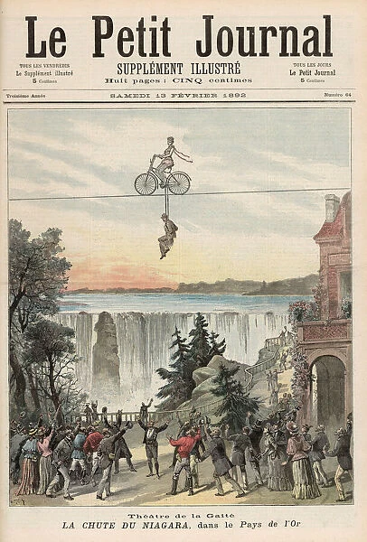 Theatre de la Gaite Performers at Niagara Falls, from Le Petit Journal