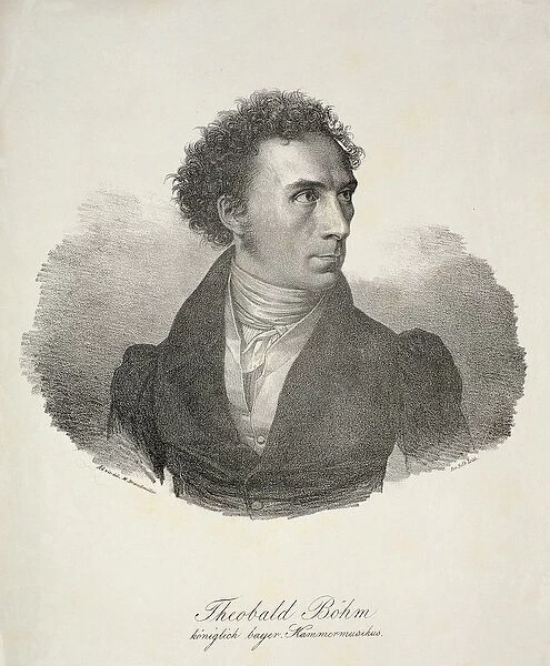 Theobald Bohm (1794-1881) engraved by Selb (litho)