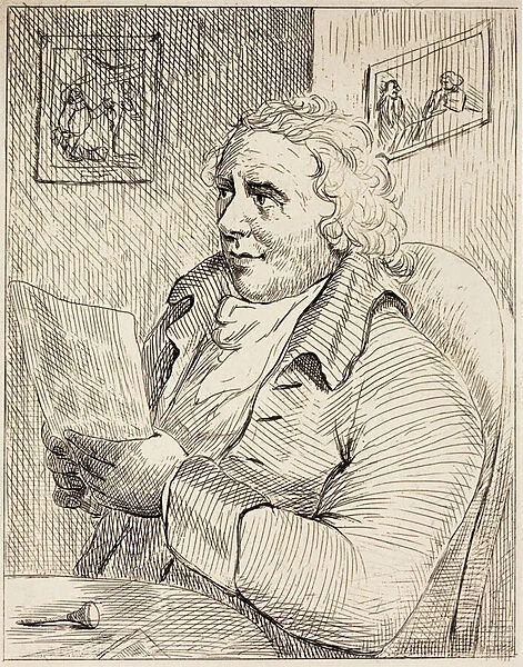Thomas Rowlandson, English cartoonist (engraving)
