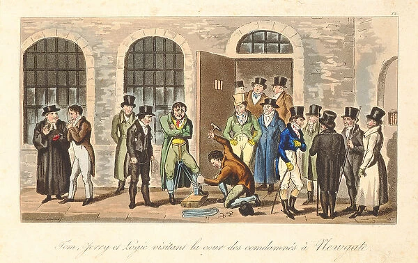 Tom, Jerry and Logic visiting condemned prisoners at Newgate Prison