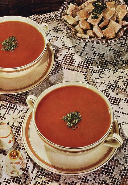 Tomato soup (colour photo)