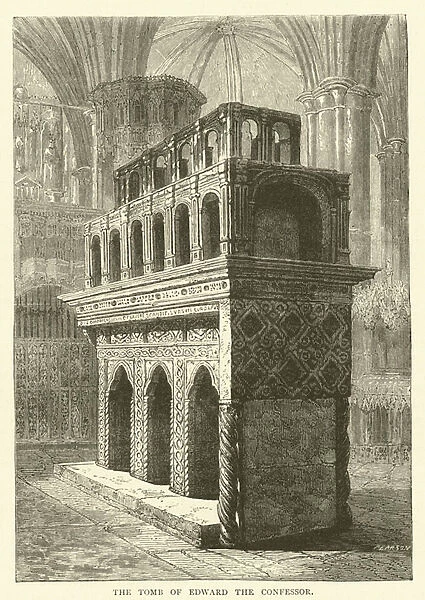 The Tomb of Edward the Confessor (engraving)