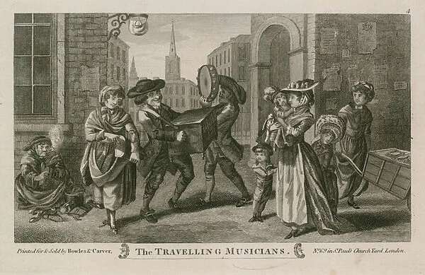The Travelling Musicians (engraving)
