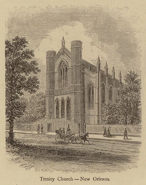 Trinity Church, New Orleans (engraving)