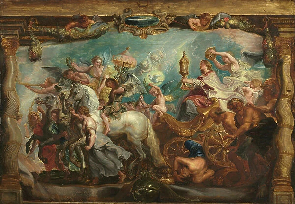The Triumph of the Church, after 1628 (oil on wood)