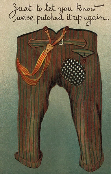 Trouser patches (colour litho)