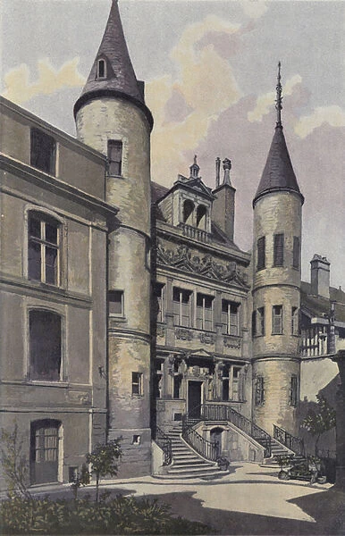 Troyes, Hotel de Vauluisant (colour photo)