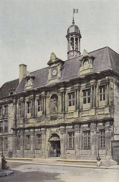 Troyes, Hotel de Ville (colour photo)