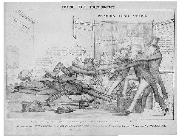 Trying the experiment, 1833 (litho)