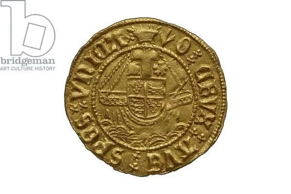 Tudor coin from the Asthall Hoard, 1470-1526 (gold)