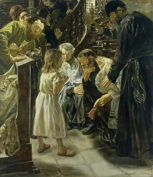 The Twelve-Year-Old Jesus in the Temple, 1879 (oil on canvas)