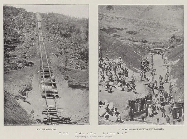 The Uganda Railway (b  /  w photo)
