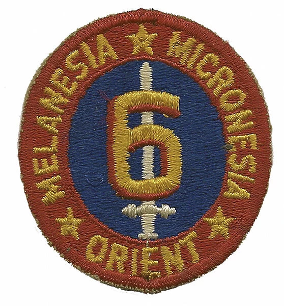 United States, 6th US Marine Division Shoulder Patch