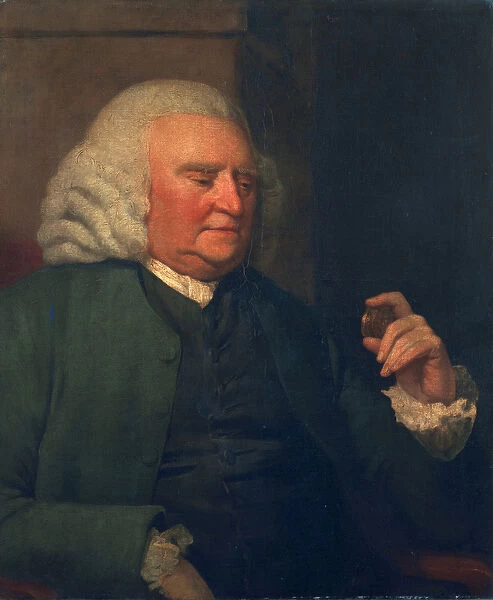 Unknown man, called Samuel Johnson (oil on canvas)