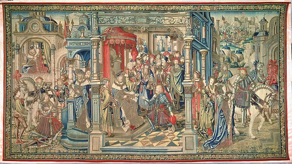 Uriah the Hittite Sent to His Death, Tapestry of David and Bathsheba, c