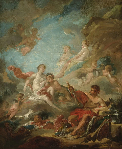 Venus in the Workshop of Vulcan, 1757 (oil on canvas)