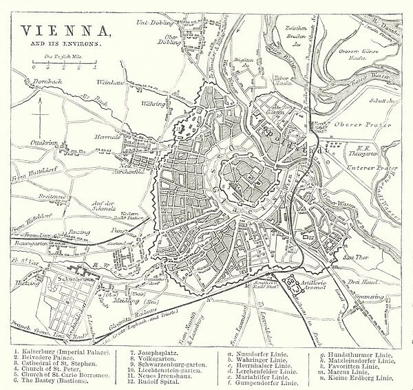 Vienna and its Environs (engraving)
