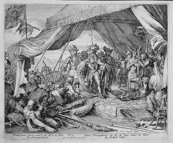 Vienna Print Cycle, Entry of Emperor Leopold (1640-1705) into the Tent of the Grand Vizier
